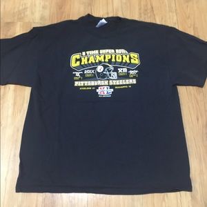 Pittsburgh Steelers 5x champions Tee